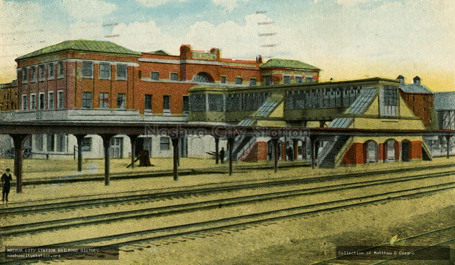 Postcard: Railroad Station, Burlington, Vermont